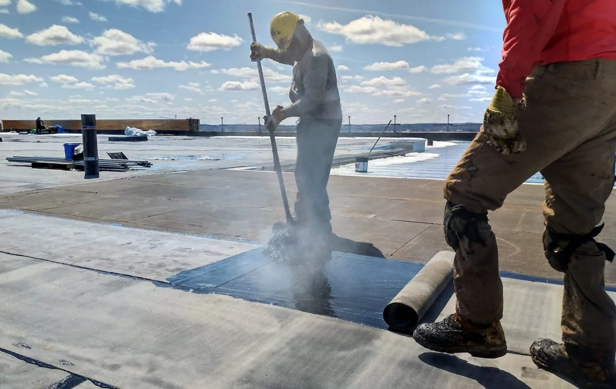 Built-Up Asphalt Roof System